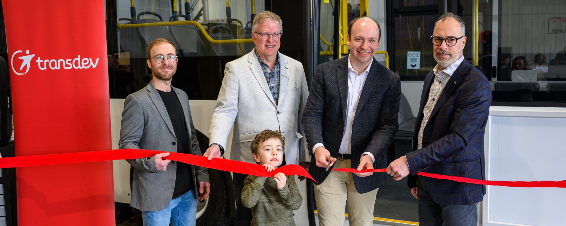 Inauguration centre de service Transdev Canada de Beloeil , au Québec